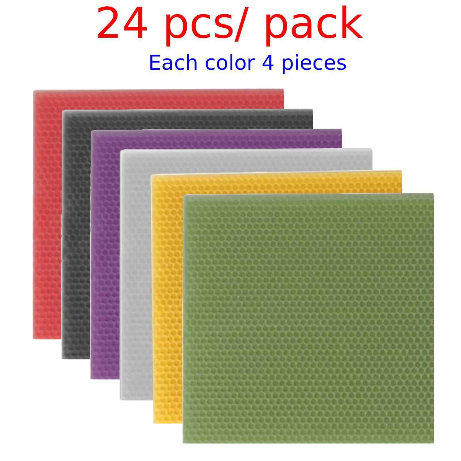 Beehive Frame Wax - 24 Pezzi di Fogli di Cera
