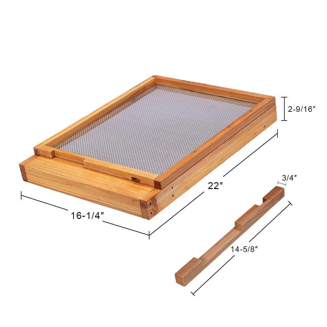 Alveare a dieci telai con fond - Beehive Frame Wax recensione e prezzo